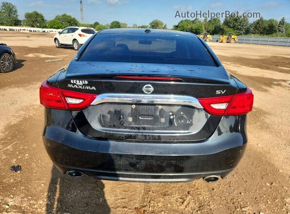1N4AA6AP4HC390858 2017 NISSAN MAXIMA Black Հետևի տեսք