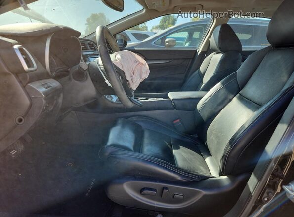 1N4AA6AP4HC391279 2017 NISSAN MAXIMA Black Front interior view