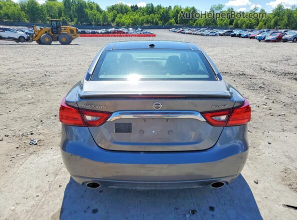 1N4AA6AP4HC394439 2017 NISSAN MAXIMA Gray Rear view