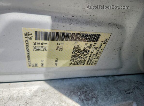 1N4AA6AP4HC413233 2017 NISSAN MAXIMA White Вид підкапотного простору