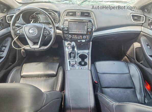1N4AA6AP4HC413233 2017 NISSAN MAXIMA White Вид панелі приладів