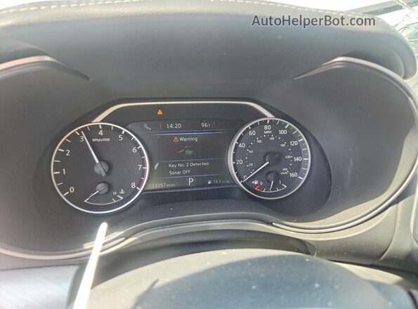 1N4AA6AP4HC413233 2017 NISSAN MAXIMA White Вид щитка приладів