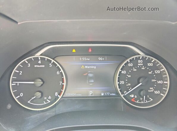 1N4AA6AP4HC414768 2017 NISSAN MAXIMA Black Widok zestawu wskaźników