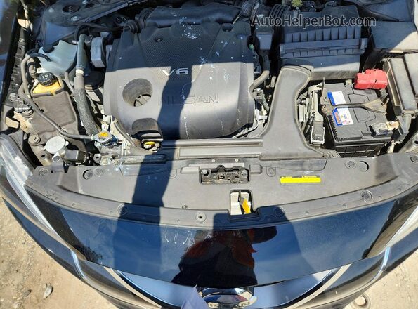 1N4AA6AP4HC414768 2017 NISSAN MAXIMA Black Widok wnętrza z tyłu
