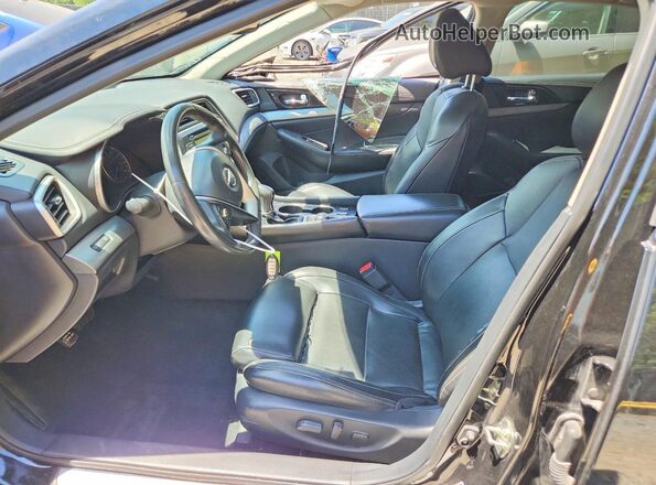 1N4AA6AP4HC414768 2017 NISSAN MAXIMA Black Widok wnętrza z przodu