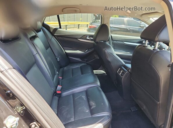 1N4AA6AP4HC414768 2017 NISSAN MAXIMA Black Widok tylnych siedzeń