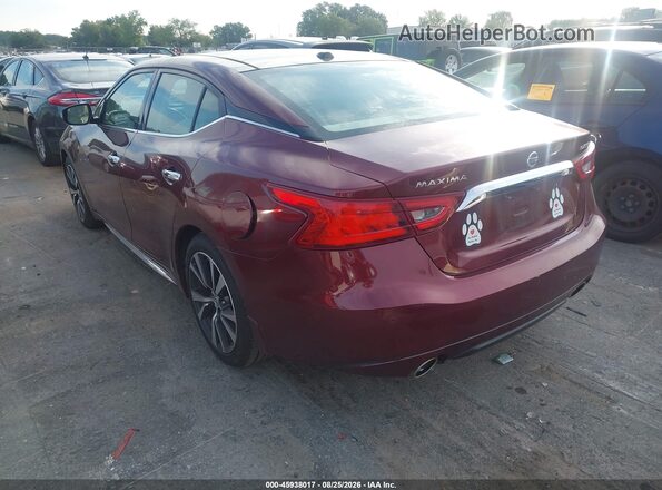 1N4AA6AP4HC429691 2017 NISSAN MAXIMA Burgundy Задня ліва чверть