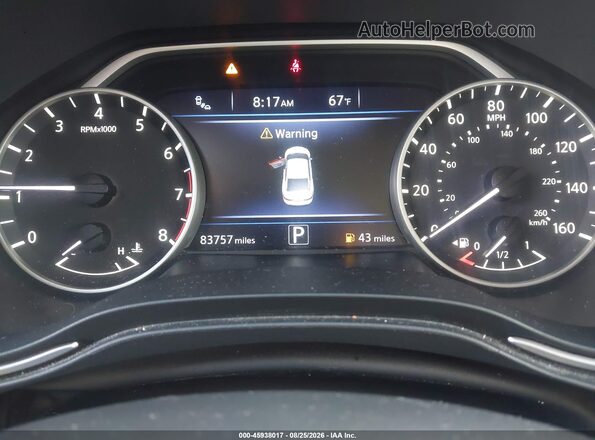 1N4AA6AP4HC429691 2017 NISSAN MAXIMA Burgundy Вид задніх сидінь