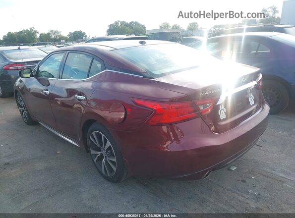1N4AA6AP4HC429691 2017 NISSAN MAXIMA Burgundy Панорамний вид салону 360°