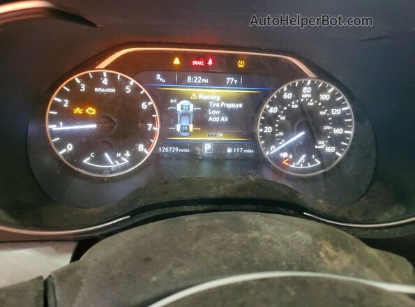 1N4AA6AP4HC446541 2017 NISSAN MAXIMA Black Вид щитка приладів
