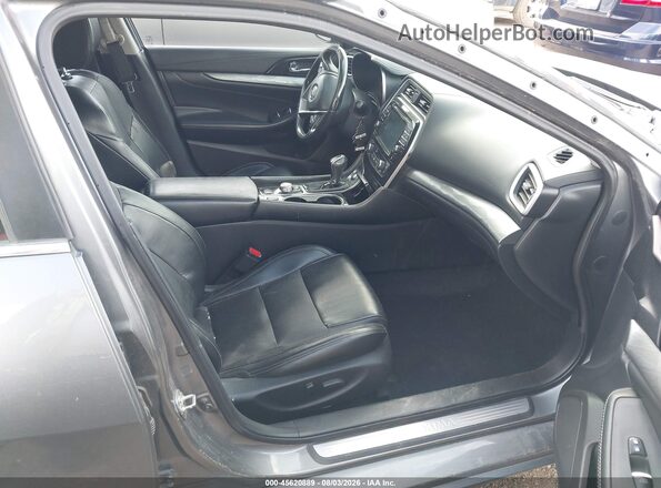 1N4AA6AP4HC457331 2017 NISSAN MAXIMA Gray Front interior view