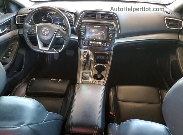 1N4AA6AP4JC365027 2018 NISSAN MAXIMA Black Vista del salpicadero