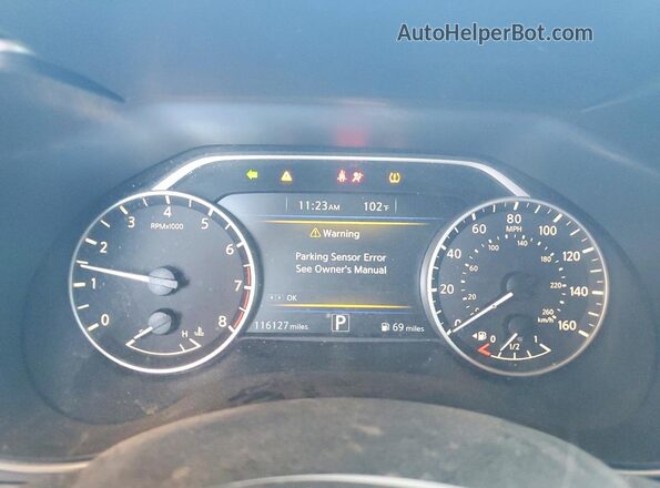 1N4AA6AP4JC365027 2018 NISSAN MAXIMA Black Vista del cuadro de instrumentos