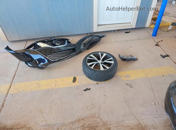 1N4AA6AP4JC365027 2018 NISSAN MAXIMA Black Vista del compartimento del motor