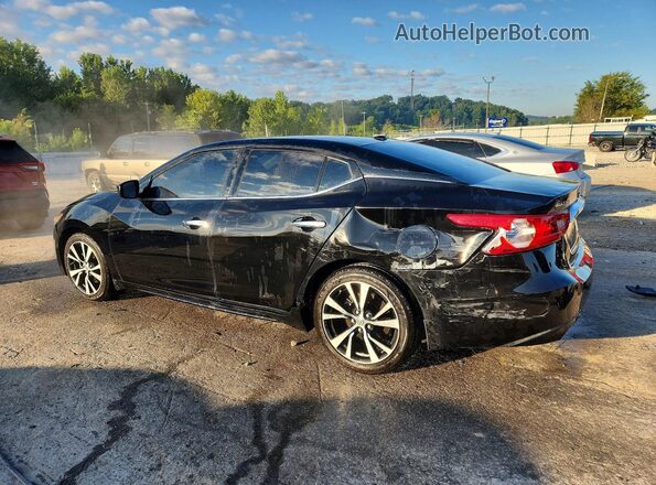 1N4AA6AP4JC367098 2018 NISSAN MAXIMA Black Trasero izquierdo