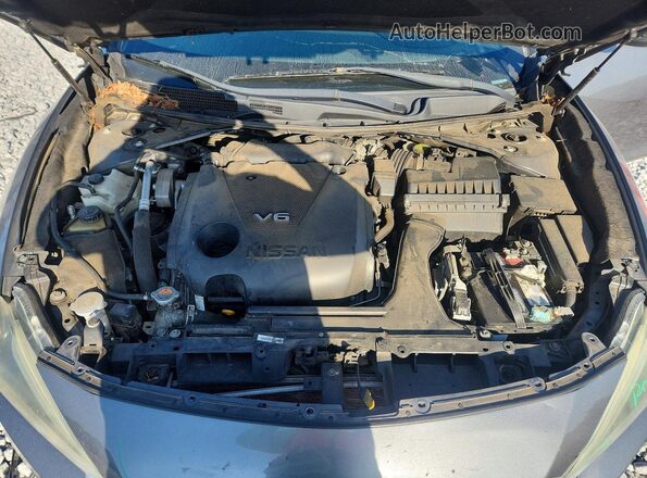 1N4AA6AP4JC369921 2018 NISSAN MAXIMA Gray Widok wnętrza z tyłu