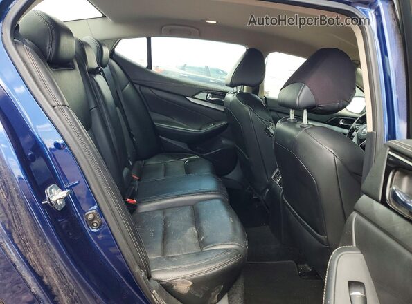 1N4AA6AP4JC376769 2018 NISSAN MAXIMA Blue Հետևի նստատեղերի տեսք