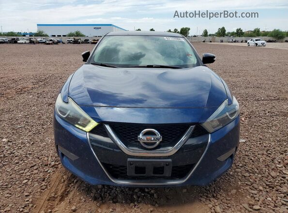 1N4AA6AP4JC376769 2018 NISSAN MAXIMA Blue Դիմացի տեսք