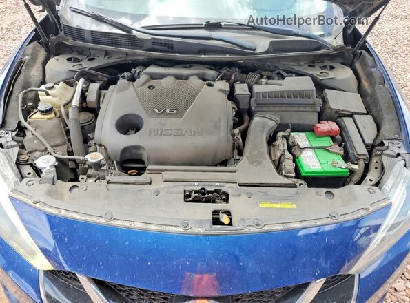 1N4AA6AP4JC376769 2018 NISSAN MAXIMA Blue Սալոնի հետևի տեսք