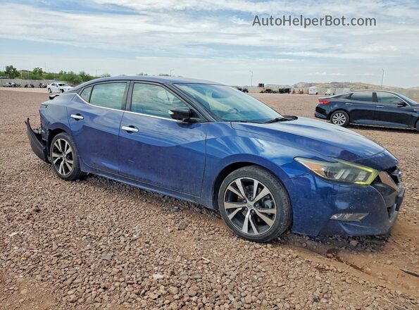 1N4AA6AP4JC376769 2018 NISSAN MAXIMA Blue Առջևի աջ