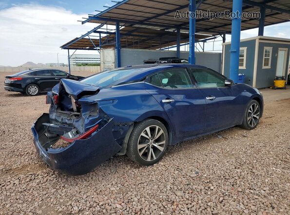 1N4AA6AP4JC376769 2018 NISSAN MAXIMA Blue Հետևի աջ