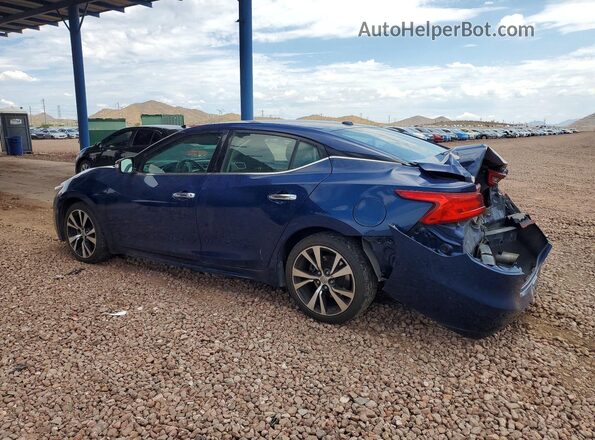 1N4AA6AP4JC376769 2018 NISSAN MAXIMA Blue Հետևի ձախ