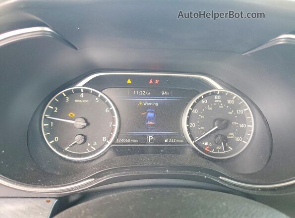 1N4AA6AP4JC376769 2018 NISSAN MAXIMA Blue Սարքավորումների վահանակի տեսք