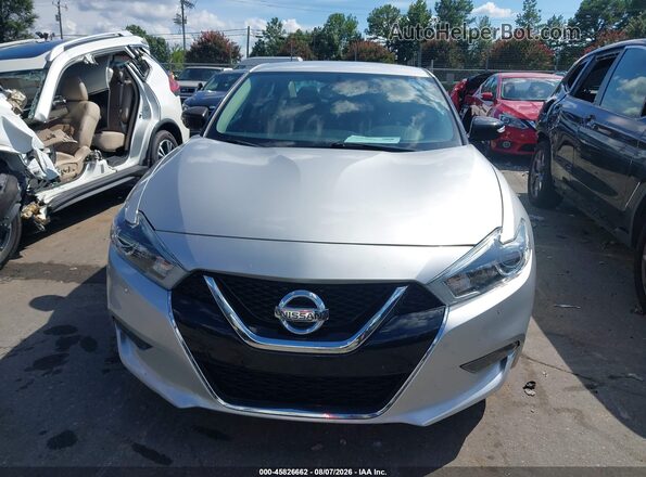 1N4AA6AP4JC387738 2018 NISSAN MAXIMA Серебряный Вид щитка приборов