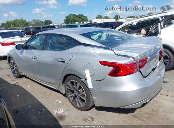 1N4AA6AP4JC387738 2018 NISSAN MAXIMA Серебряный Панорамный вид салона 360°