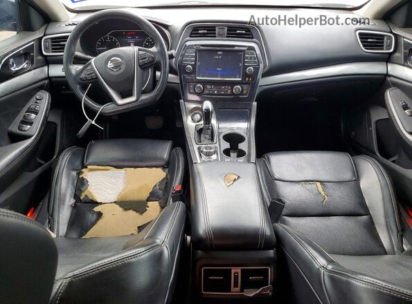 1N4AA6AP4JC388842 2018 NISSAN MAXIMA Black Widok deski rozdzielczej