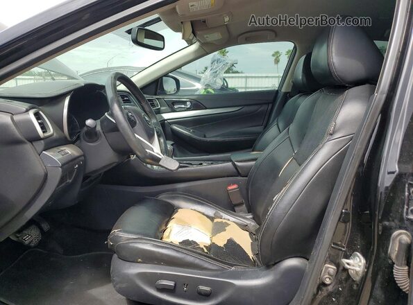 1N4AA6AP4JC388842 2018 NISSAN MAXIMA Black Widok wnętrza z przodu