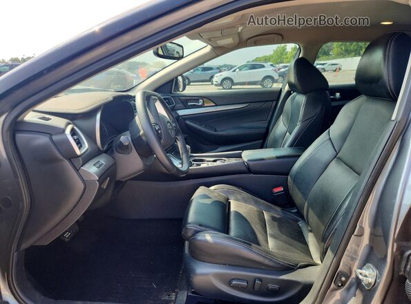 1N4AA6AP4JC396892 2022 NISSAN MAXIMA Gray Widok wnętrza z przodu