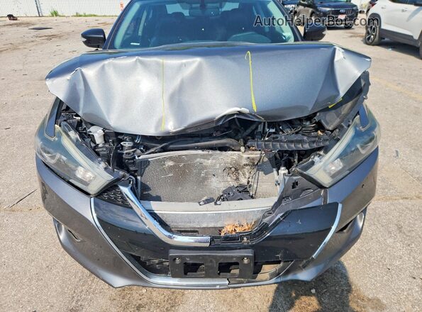 1N4AA6AP4JC396892 2022 NISSAN MAXIMA Gray Widok wnętrza z tyłu