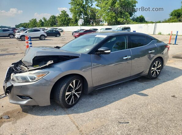 1N4AA6AP4JC396892 2022 NISSAN MAXIMA Gray Widok wnętrza 360 stopni