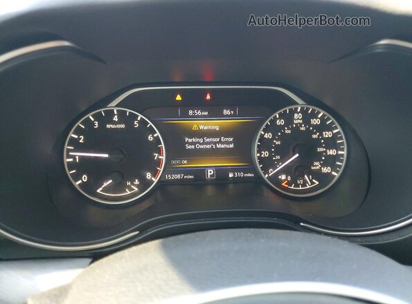 1N4AA6AP4JC399131 2018 NISSAN MAXIMA Black Вид щитка приладів