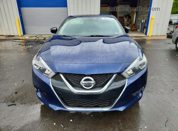 1N4AA6AP4JC406157 2018 NISSAN MAXIMA Синий Вид спереди
