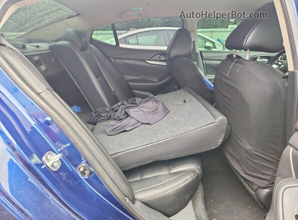 1N4AA6AP4JC406157 2018 NISSAN MAXIMA Синий Вид задних сидений
