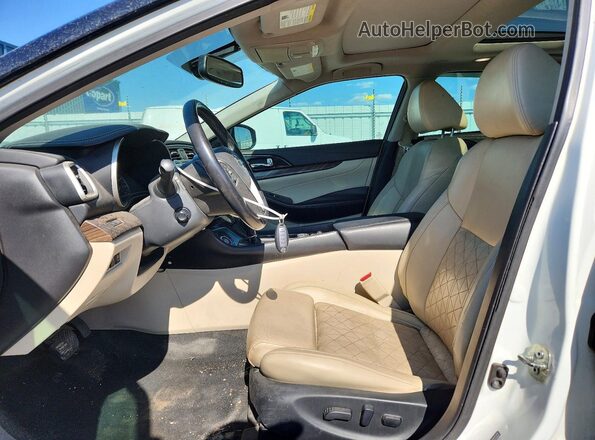 1N4AA6AP5GC383089 2016 NISSAN MAXIMA Белый Вид салона спереди
