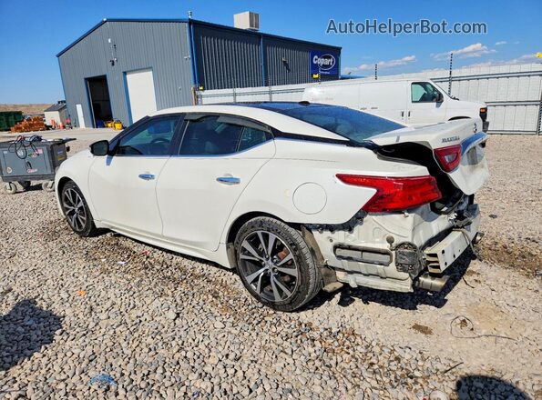 1N4AA6AP5GC383089 2016 NISSAN MAXIMA Белый Задняя левая четверть