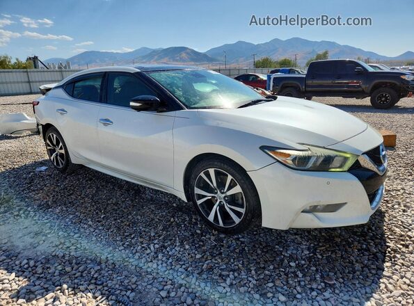 1N4AA6AP5GC383089 2016 NISSAN MAXIMA Белый Передняя правая четверть