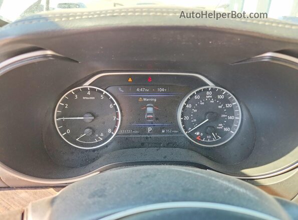 1N4AA6AP5GC383089 2016 NISSAN MAXIMA Белый Вид щитка приборов