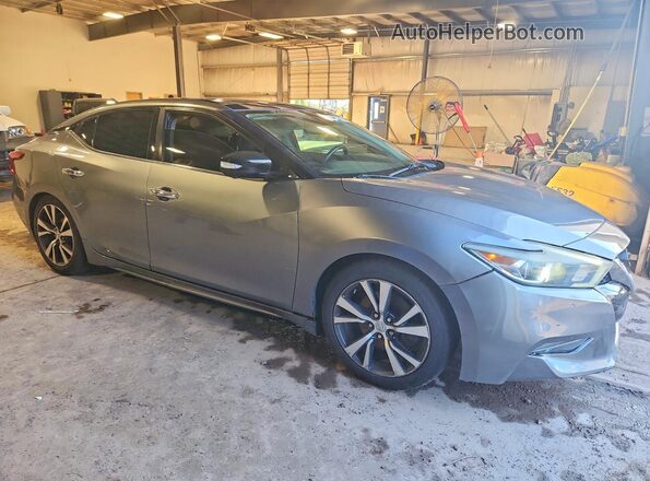 1N4AA6AP5GC397431 2016 NISSAN MAXIMA Gray Delantero derecho