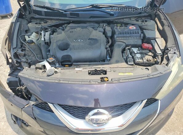 1N4AA6AP5GC400859 2016 NISSAN MAXIMA Burgundy Rear interior view