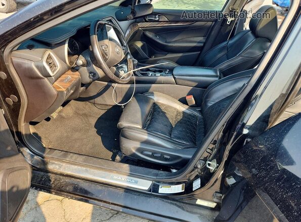 1N4AA6AP5GC414566 2016 NISSAN MAXIMA Black Սալոնի դիմացի տեսք