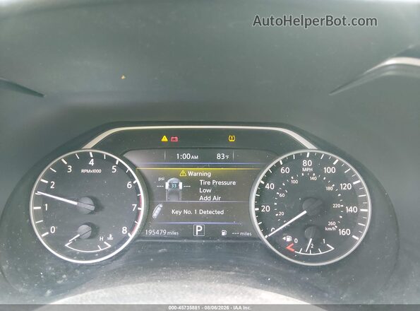 1N4AA6AP5GC422800 2016 NISSAN MAXIMA Gray Հետևի նստատեղերի տեսք