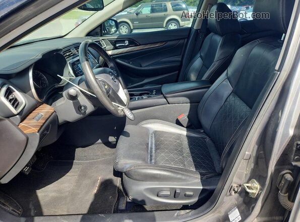1N4AA6AP5GC905235 2016 NISSAN MAXIMA Charcoal წინა სალონის ხედი