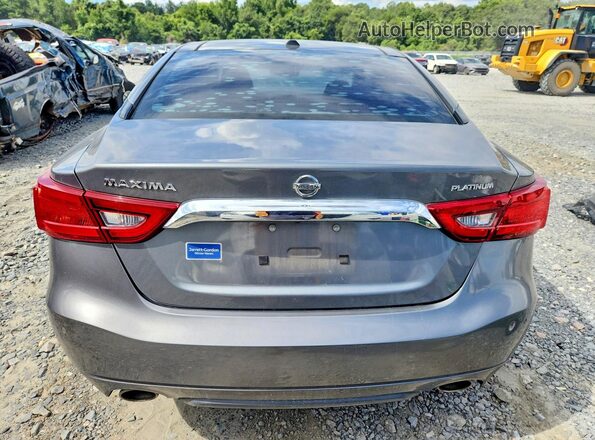 1N4AA6AP5GC905235 2016 NISSAN MAXIMA Charcoal უკანა ხედი