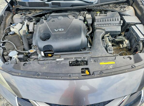 1N4AA6AP5GC905235 2016 NISSAN MAXIMA Charcoal უკანა სალონის ხედი