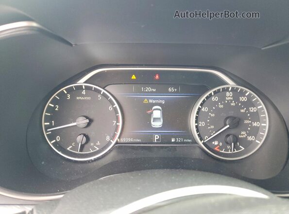 1N4AA6AP5HC380596 2017 NISSAN MAXIMA Black Vista del cuadro de instrumentos