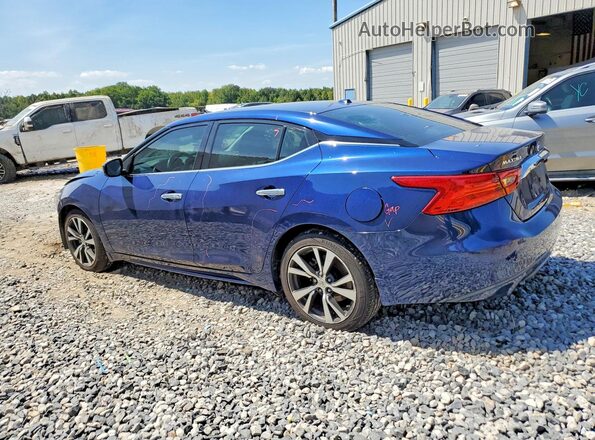 1N4AA6AP5HC389198 2017 NISSAN MAXIMA Blue Delantero derecho
